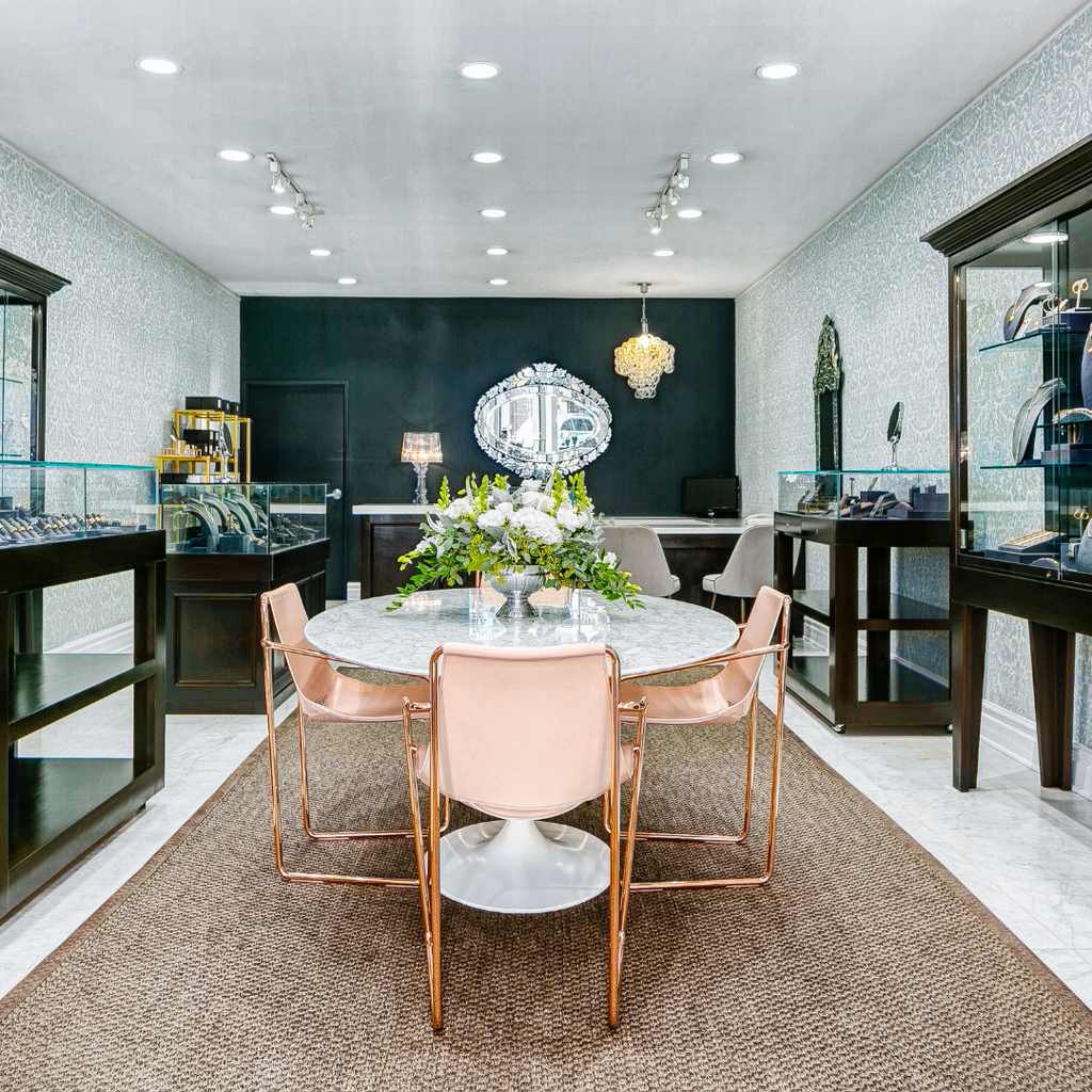 Inside view of Single Stone San Marino, our flagship store located on Mission Street in San Marino, California.