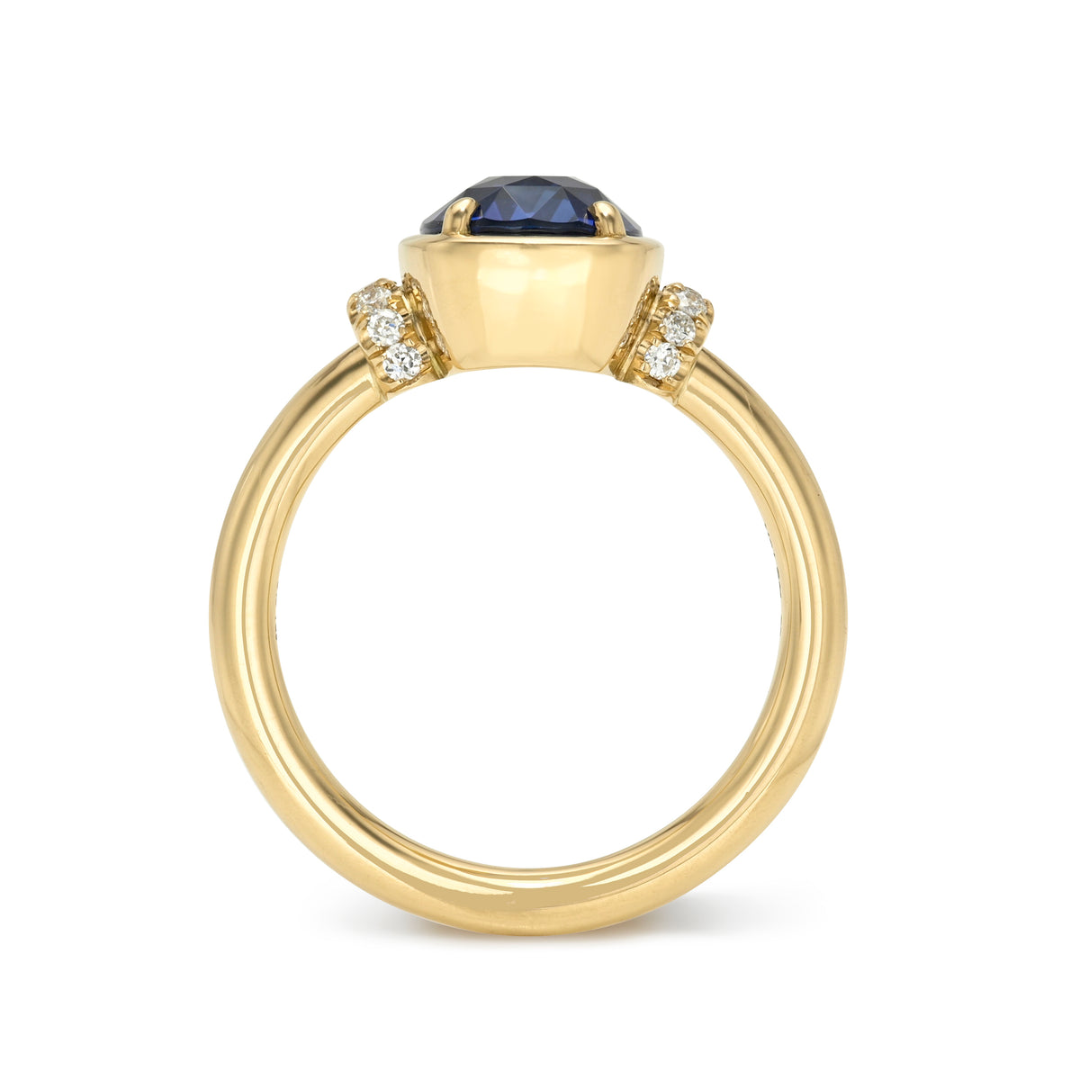 SINGLE STONE MARGARETTE WITH GEMSTONE ring