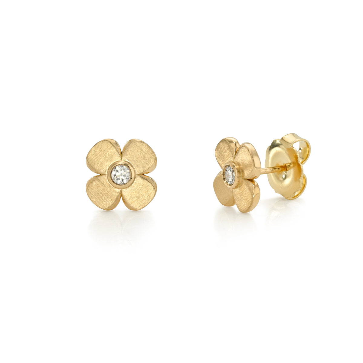 SINGLE STONE VICLY STUDS earrings