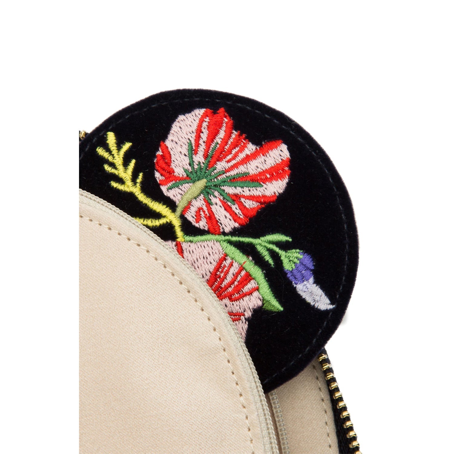 ZOE JEWELRY PORTFOLIO, Indigo velvet
2 earring holders, 2 ring rolls, 1 medium zip pocket, 1 large zip pocket, and 4 necklace holders
LusterLoc™:, Jewelry Case, WOLF DESIGNS, INC