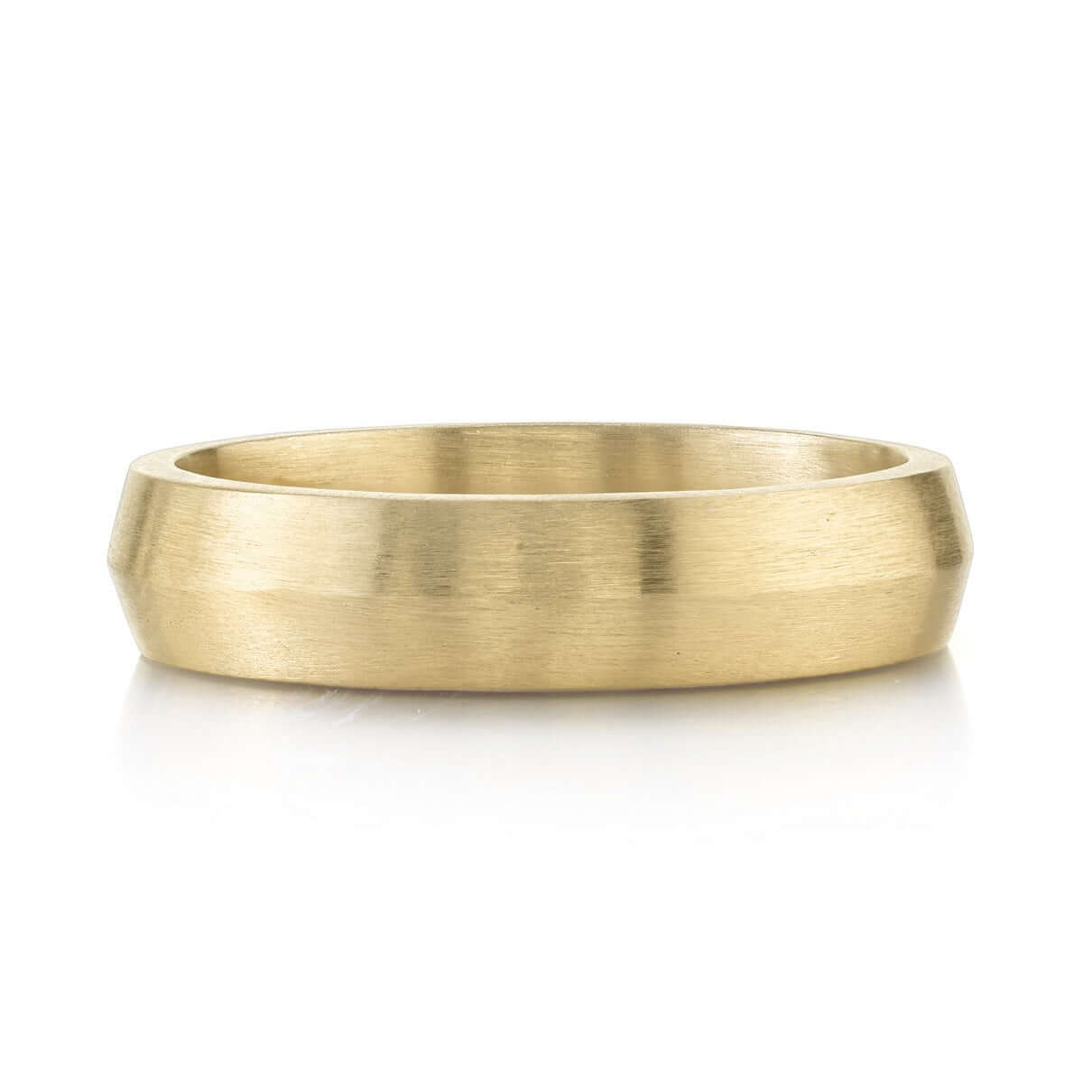 SINGLE STONE HENRY 5MM BAND | 5mm handcrafted Men's band. Bands available from 4mm to 8mm.