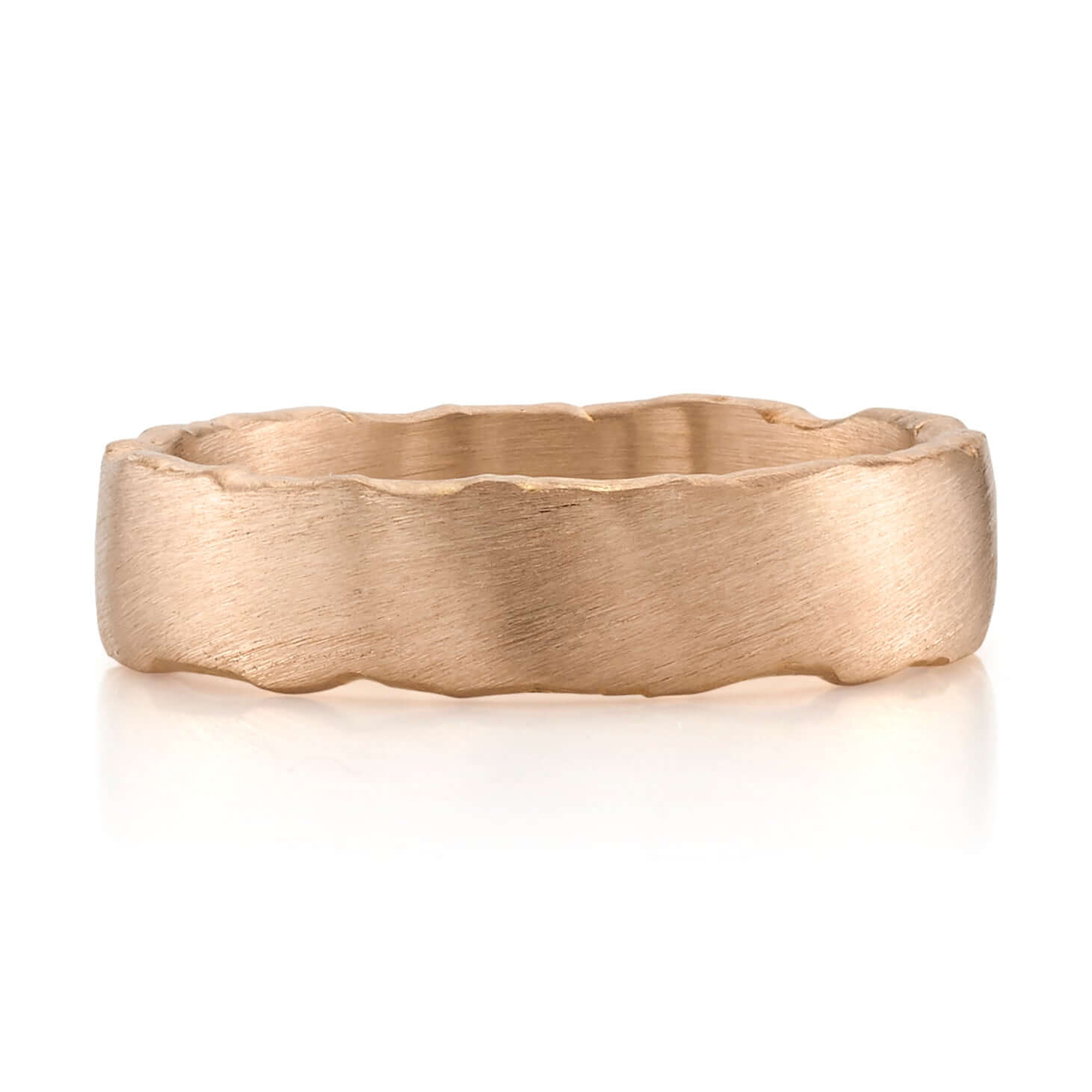 SINGLE STONE MAXWELL 5.5MM BAND | 5.5mm handcrafted Men's band. Bands available from 4mm to 8mm.