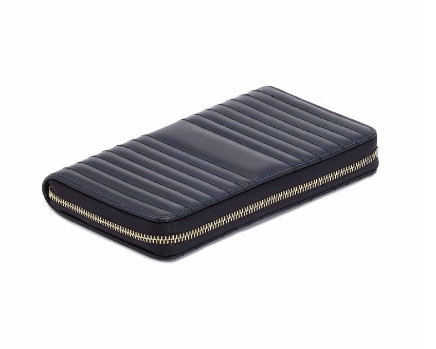 MARIA JEWELRY PORTFOLIO, Material: Leather 
Storage: 1 earring tab, 1 ring tab, 2 zip compartments, 4 snap-on necklace hooks with pocket 
LusterLoc™: Allows the fabric lining the inside of your jewellery cases to absorb the hostile gases known to cause tarnishing. Under typical storage conditions, it can prevent tarnishing for up to 35 years 
8.75" L X 5.25" W X 1.25" H 
, Gifts, WOLF DESIGNS, INC