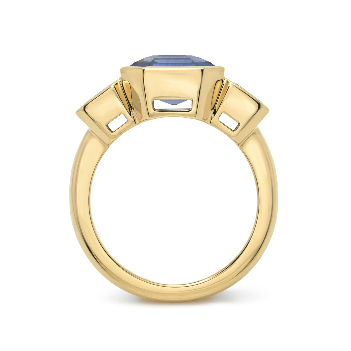 SINGLE STONE AMELIA WITH GEMSTONE ring
