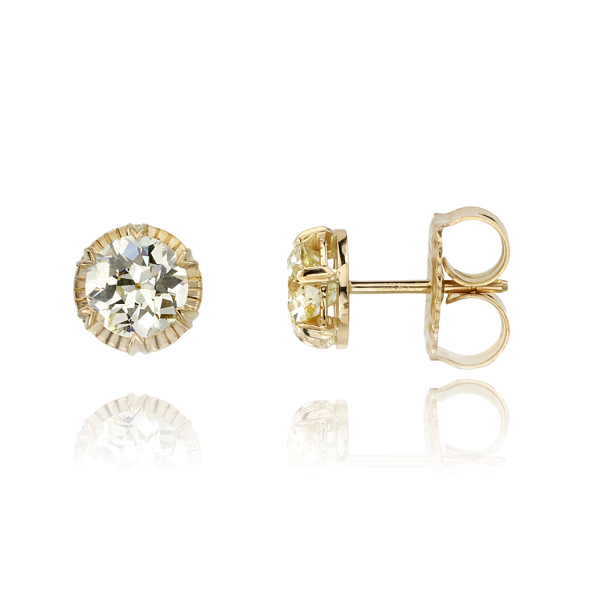 SINGLE STONE ARIELLE STUDS earrings