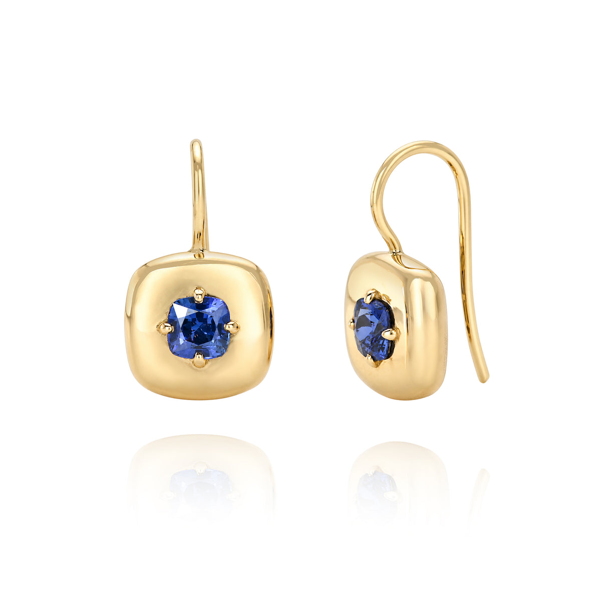SINGLE STONE ELODIE DROPS WITH GEMSTONES earrings