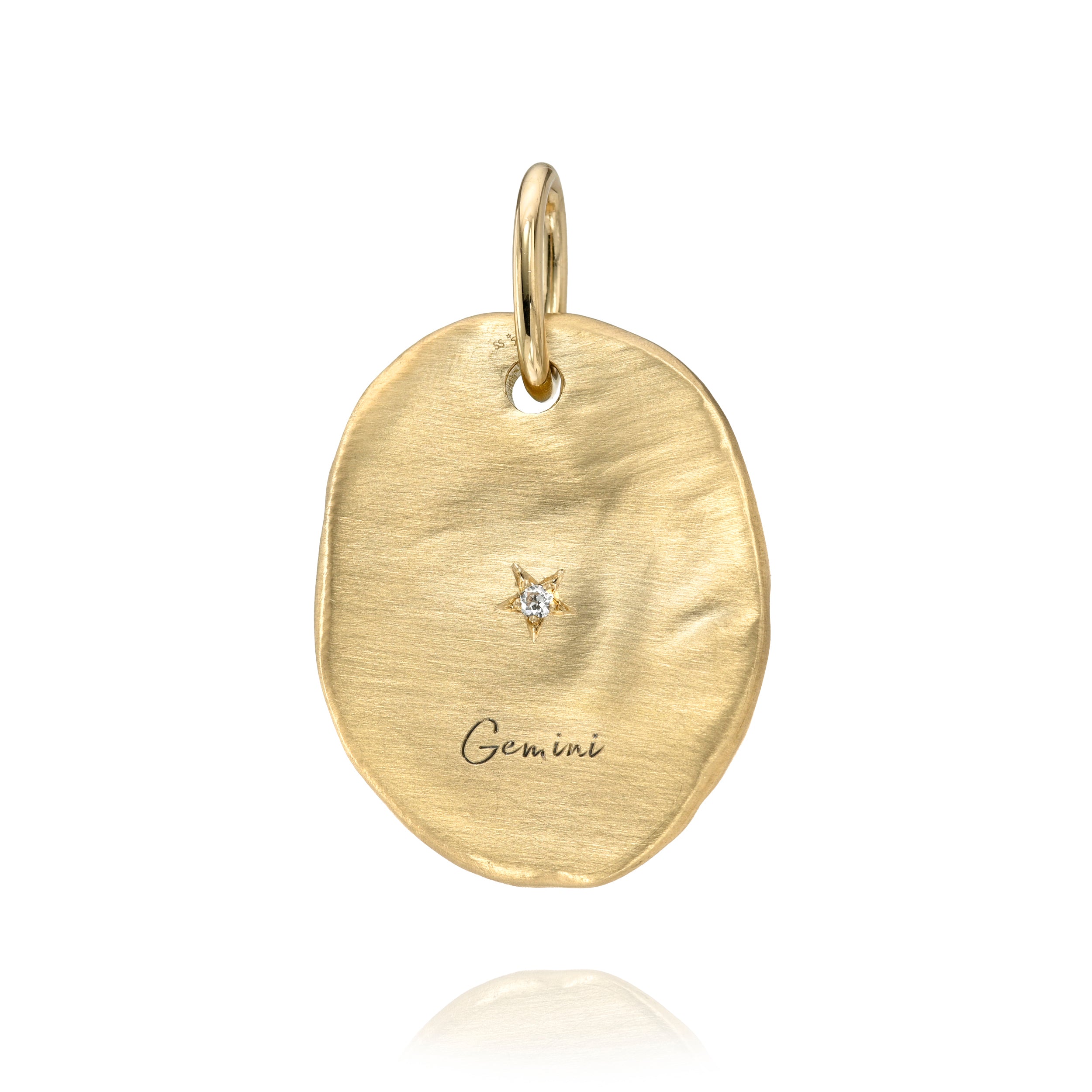 ZODIAC PENDANT - GEMINI | SINGLE STONE