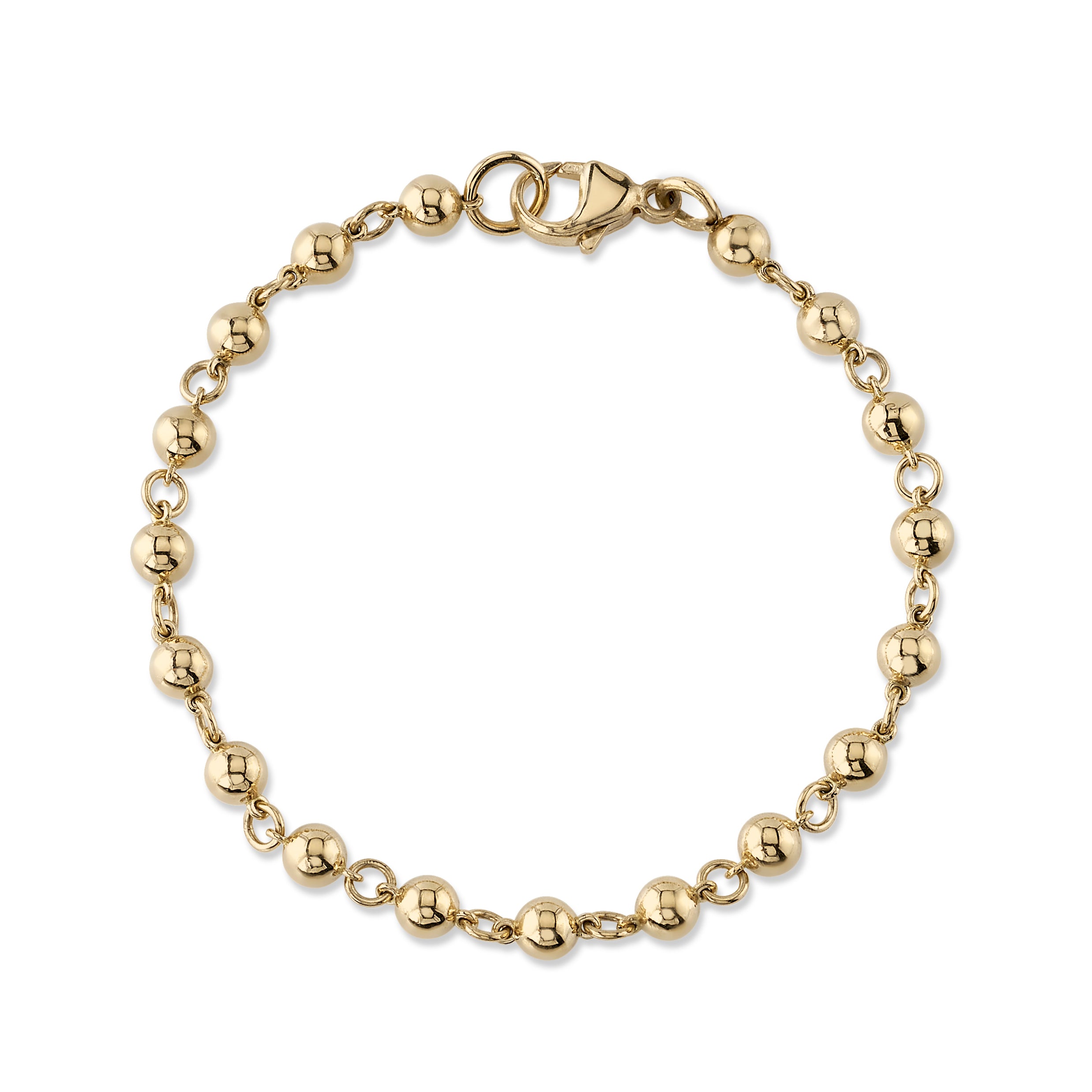 Bracelet boules en plaqué or - Heliboo, site de vente en ligne de bijoux  fantaisie