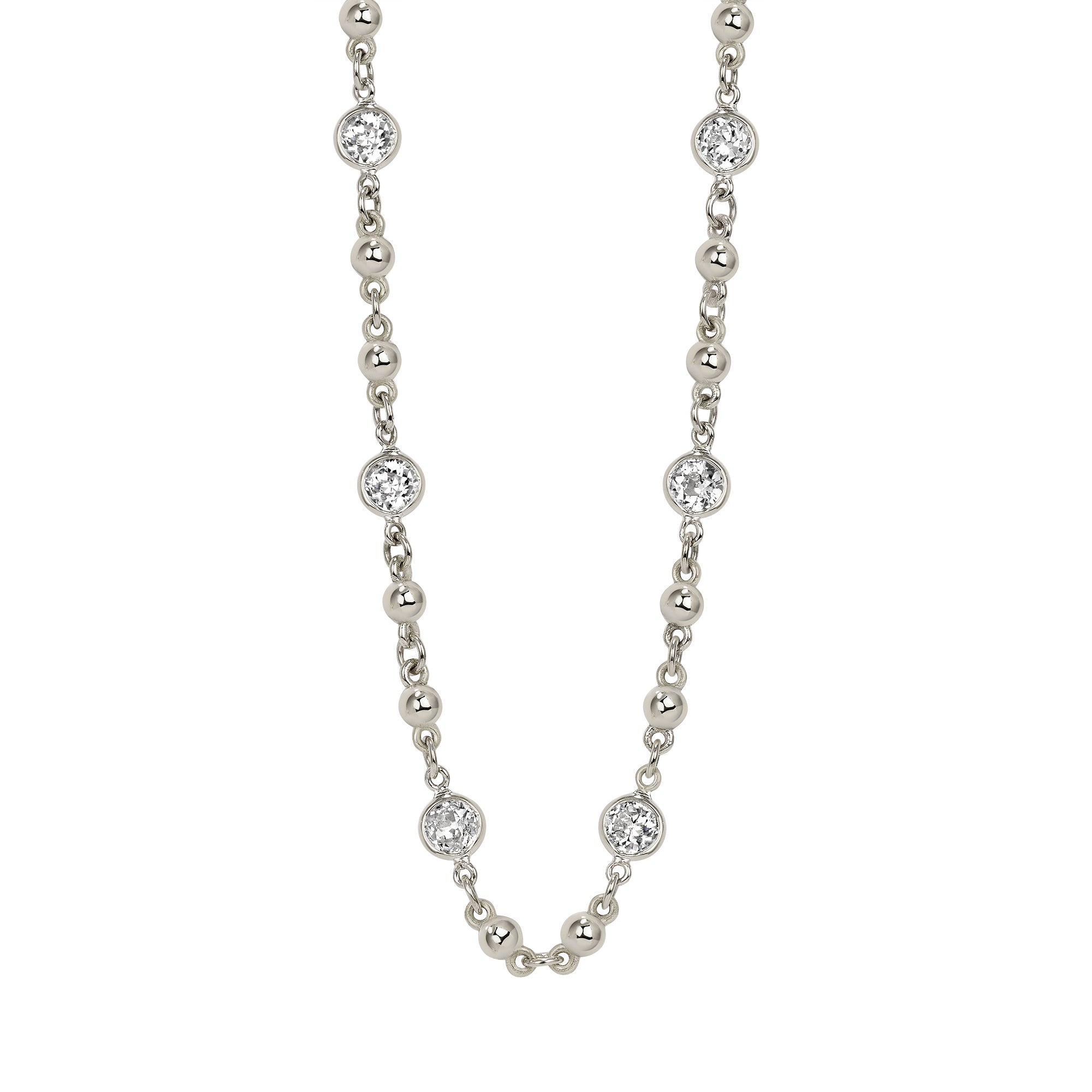 DIAMOND ROSARY CHAIN SINGLE STONE