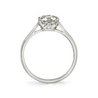 SINGLE STONE BLAIRE RING featuring 1.00ct J/VS1 GIA certified old European cut diamond set in a handcrafted platinum setting.