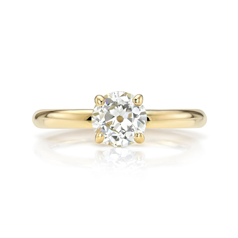 20-Pointer Single Diamond Twisted Shank 18K Yellow Gold Ring JL AU G 1 –  Jewelove.US